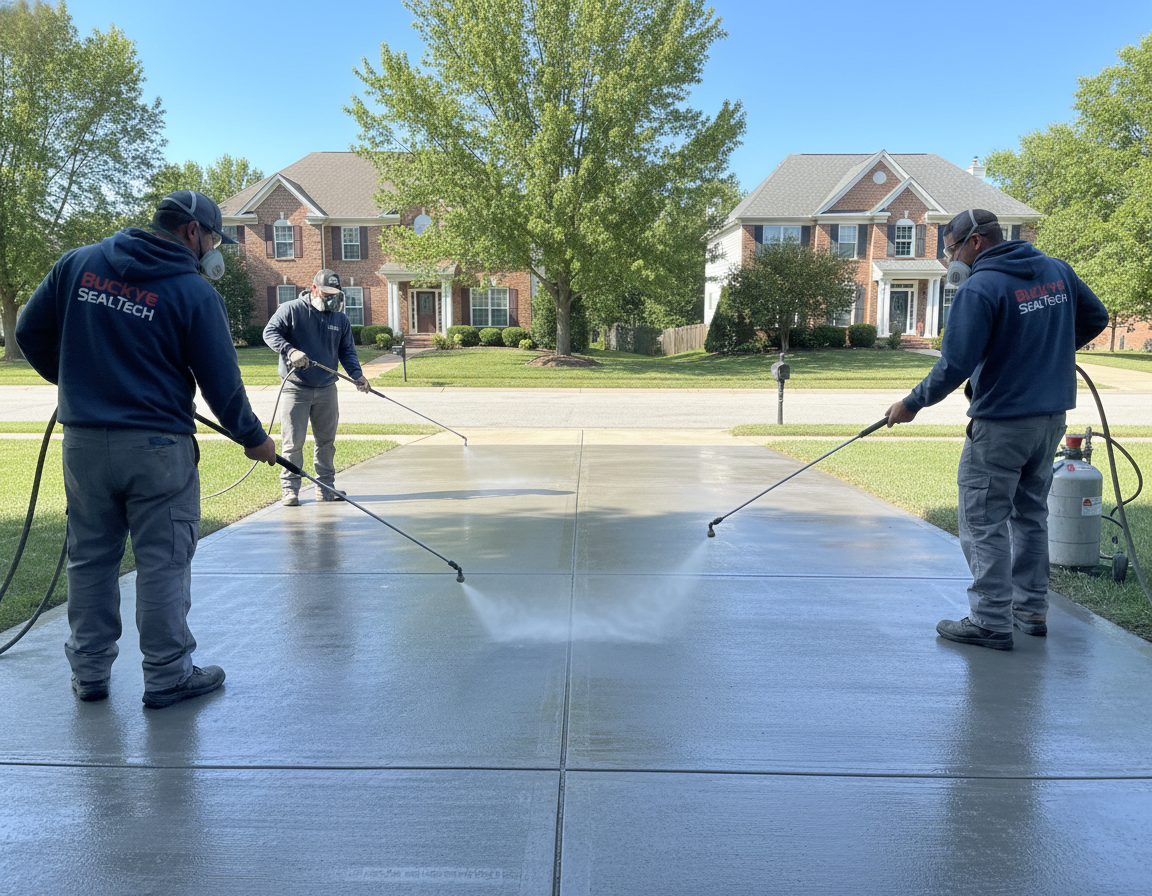 Concrete Sealing In Lewis Center for Retail Floor Prep