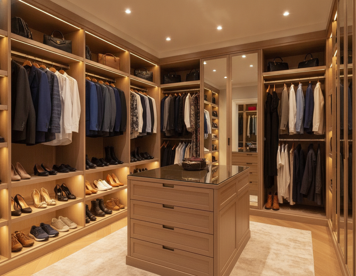 Luxury Walk In Closet Renovations