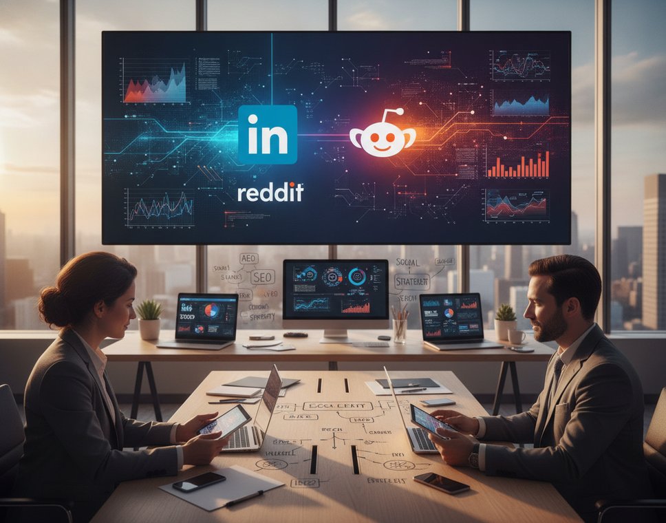 The Basics of Using LinkedIn and Reddit for AEO